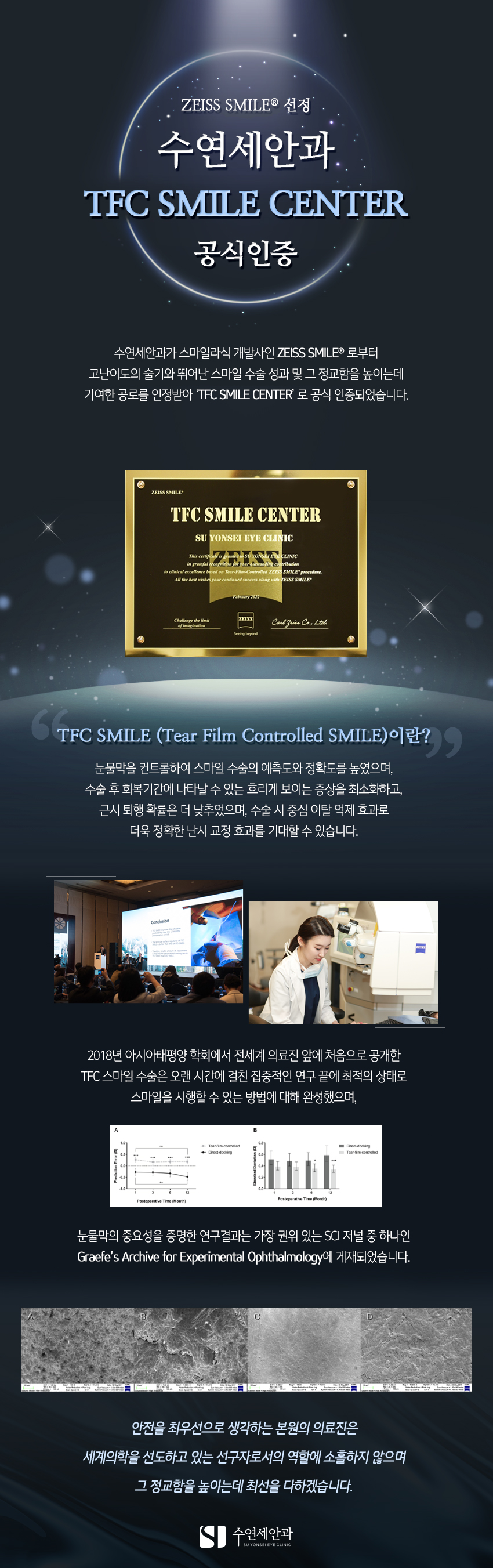 [수연세안과] TFC SMILE CENTER 공식인증 안과